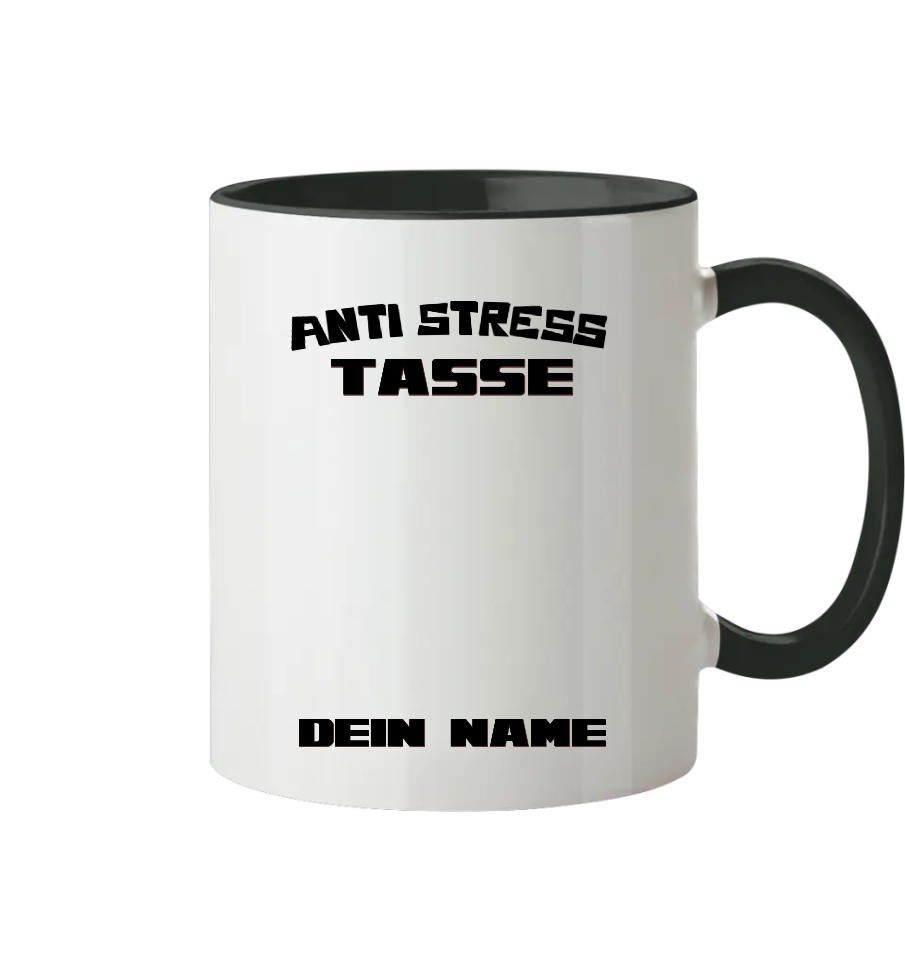 Anti Stress Tasse - personalisierbare Tassen - Tasse zweifarbig