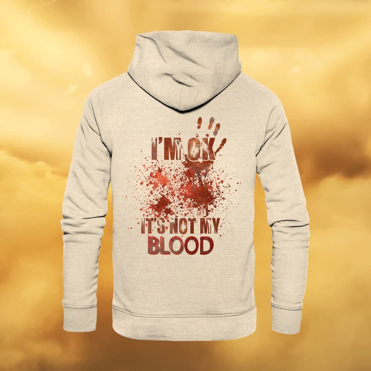 Hoodie mit coolen Aufdruck, Im Ok- Streetwear