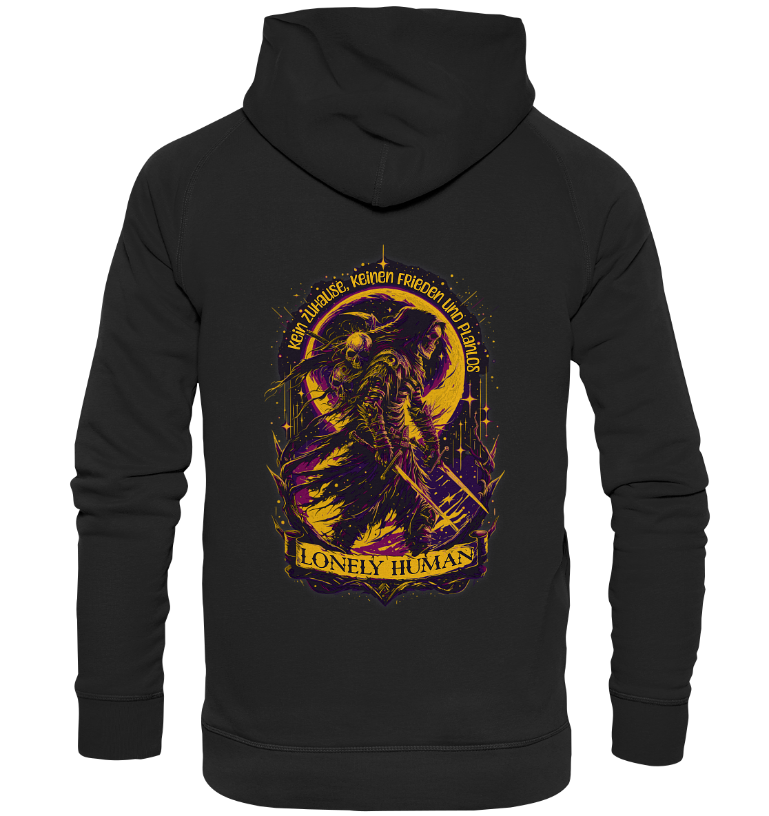 Streetwear Einsamer Mensch - Basic Unisex Hoodie