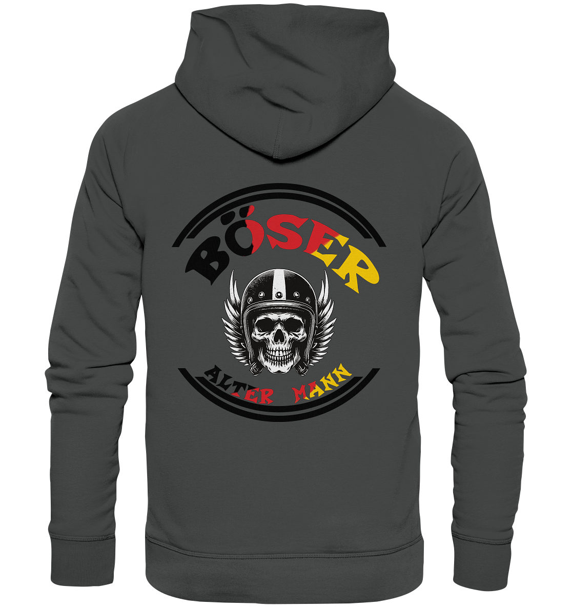 Organic Basic Hoodie - BÖSER ALTER MANN NO 2