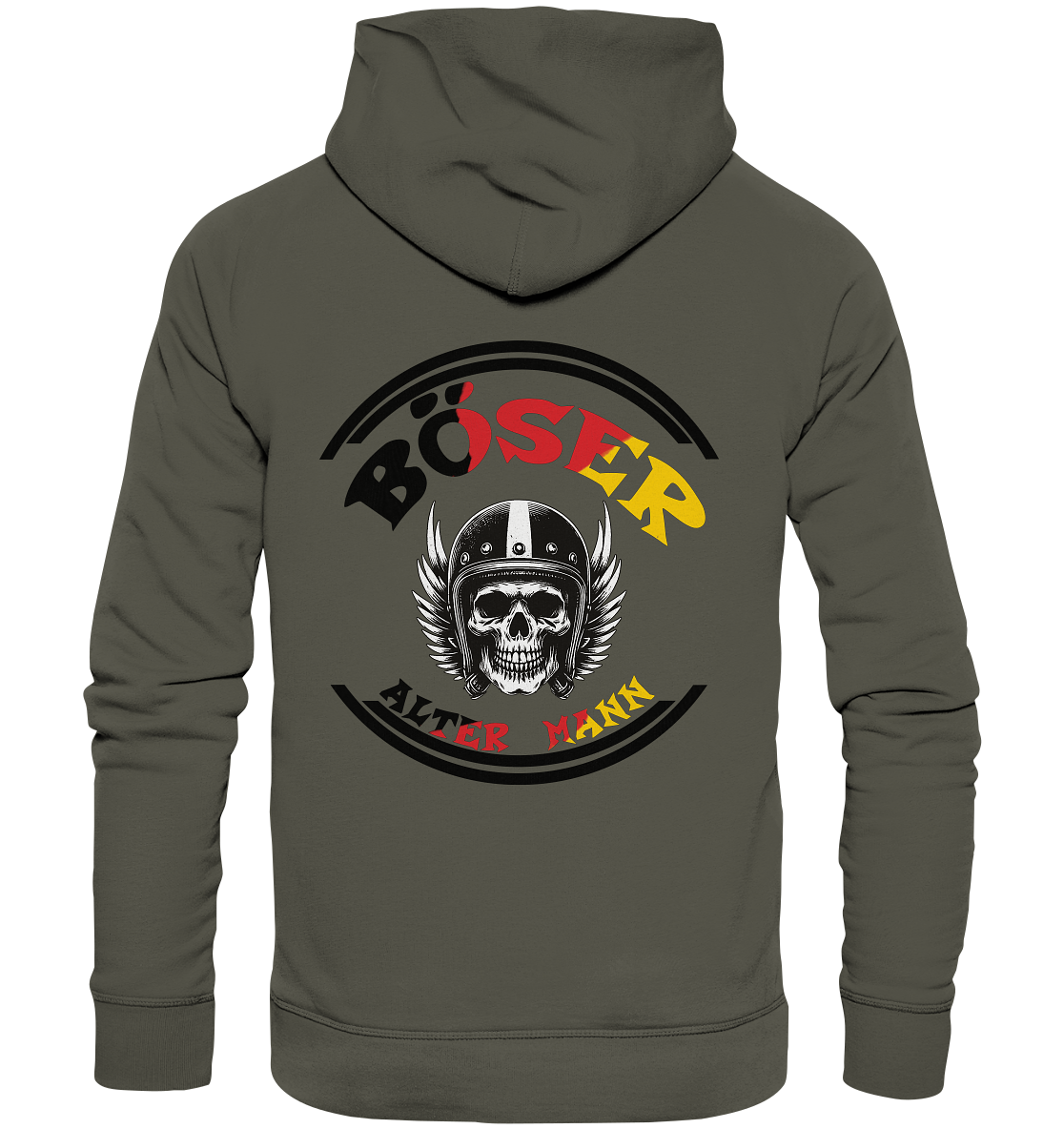 Organic Basic Hoodie - BÖSER ALTER MANN NO 2