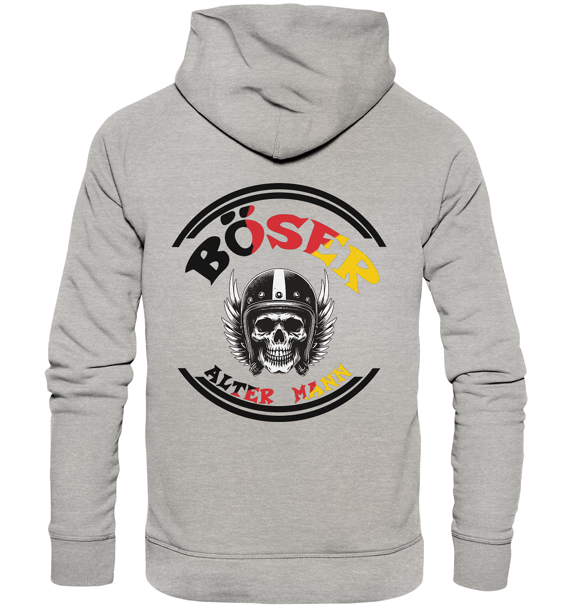 Organic Basic Hoodie - BÖSER ALTER MANN NO 2