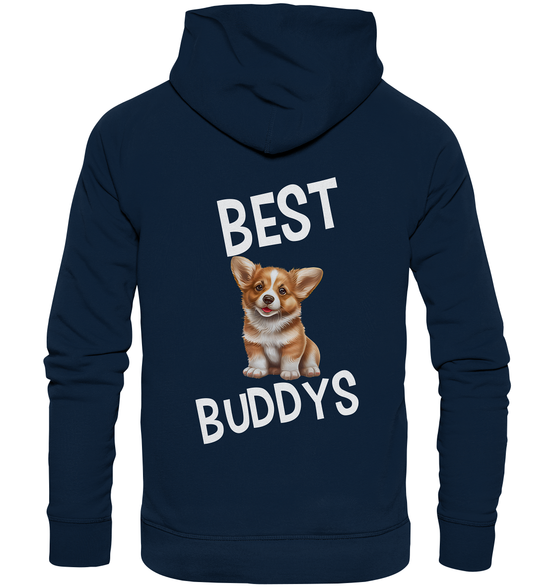 BEST BUDDYS NO2 - STREETWEAR _ STATEMENTS - MEIN BESTER FREUND - Organic Hoodie