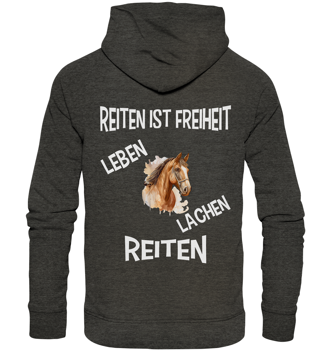 REITEN IST FREIHEIT - STREETWEAR FÜR REITER UND PFERDELIEBHABER - Organic Hoodie