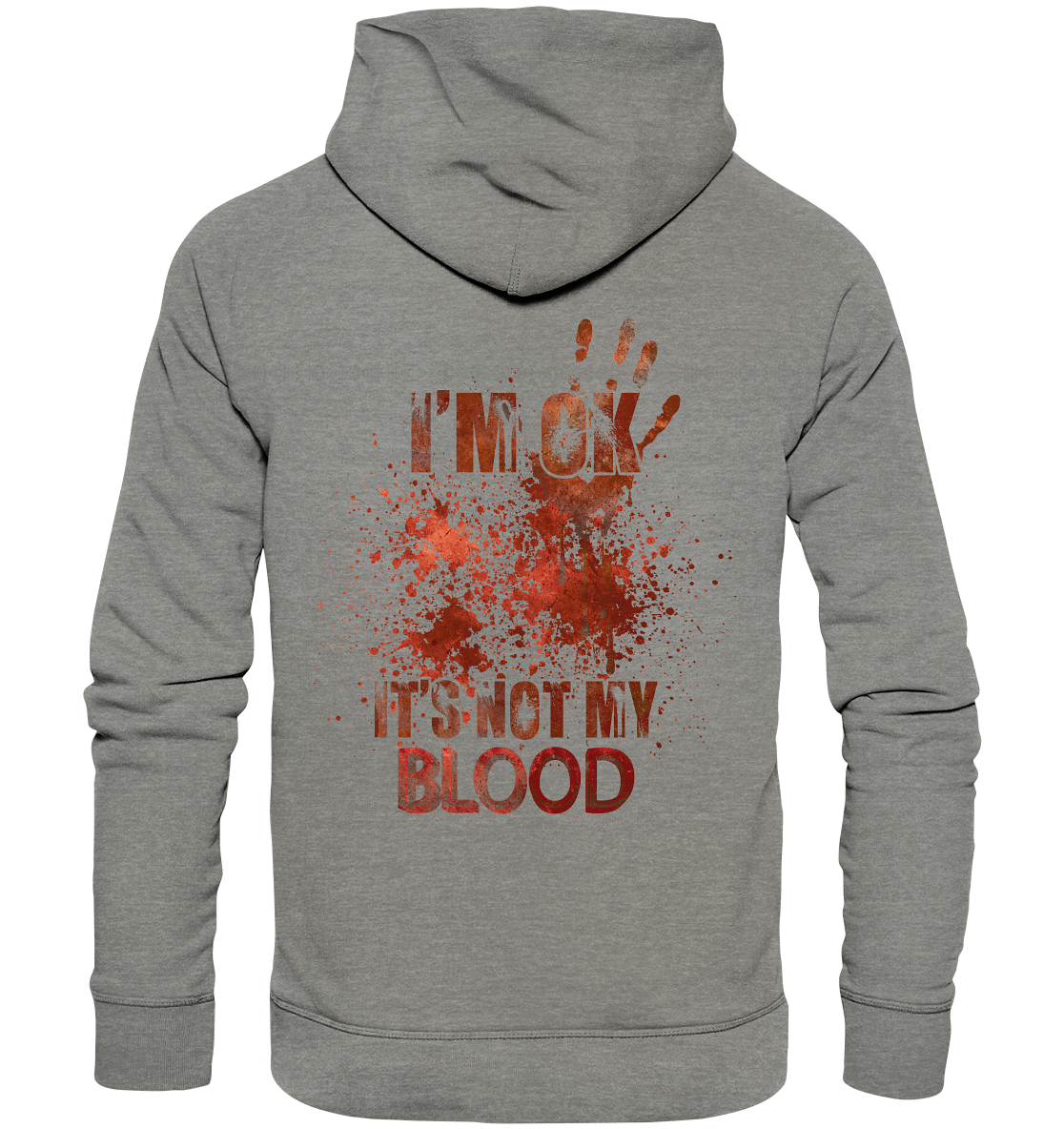Hoodie mit coolen Aufdruck, Im Ok- Streetwear