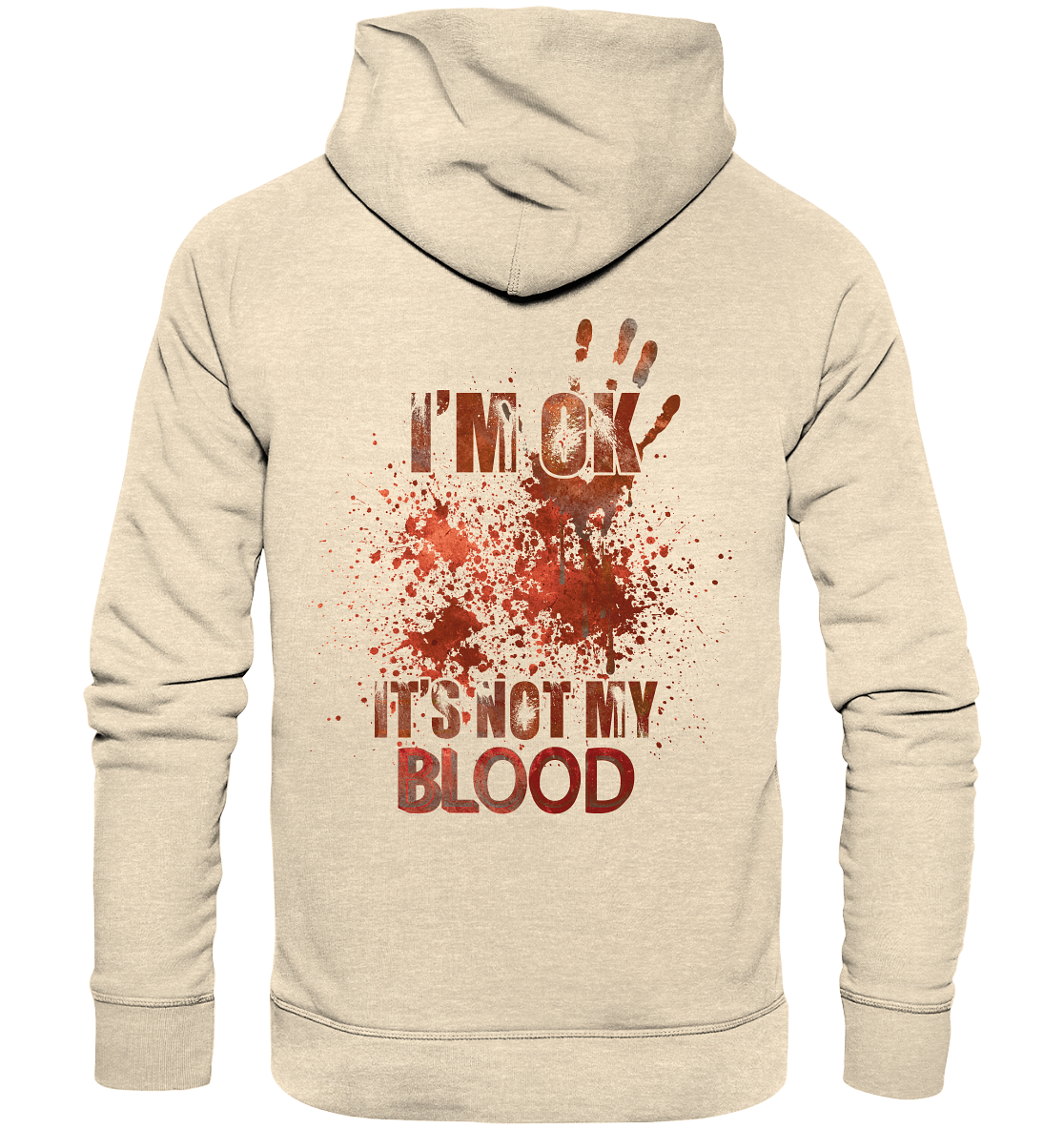 Hoodie mit coolen Aufdruck, Im Ok- Streetwear