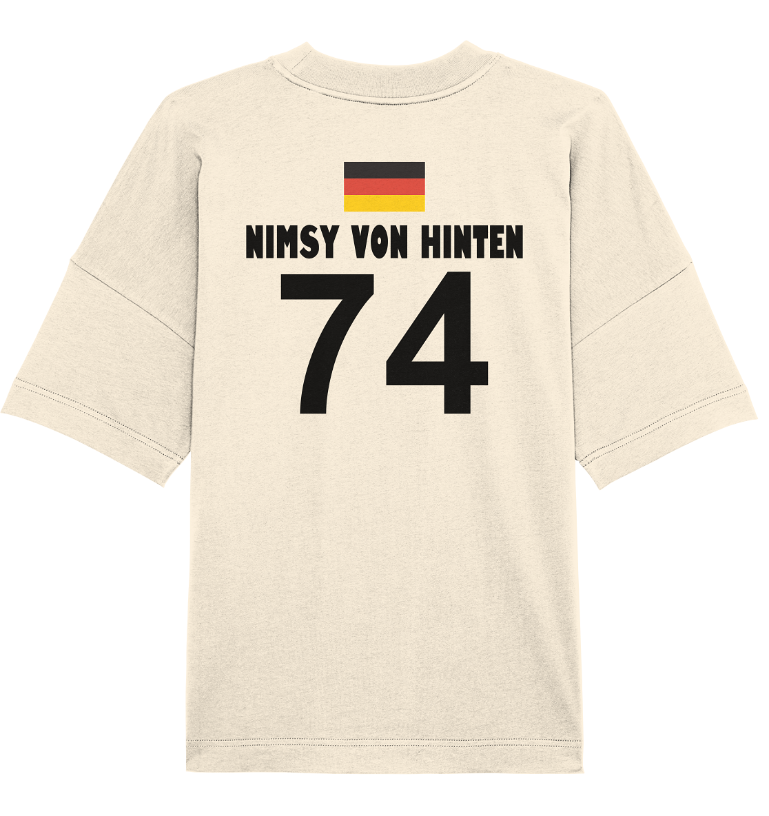 Sauf Trikot Nimsy von Hinten - Organic Oversize Shirt