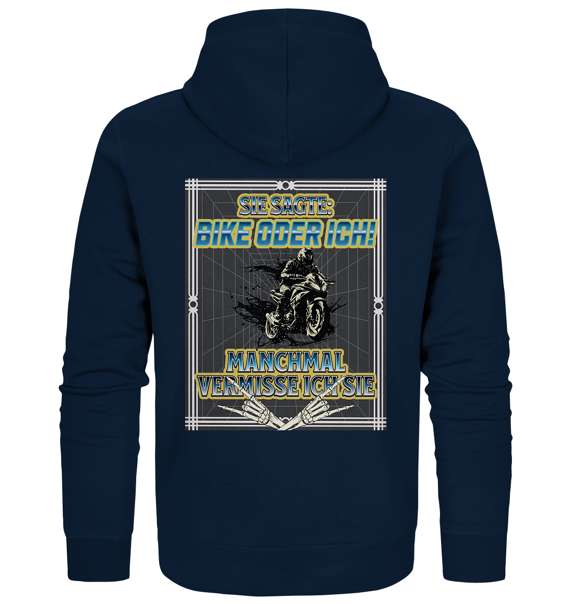 Manchmal vermisse ich sie - Statement 1 - Organic Zipper