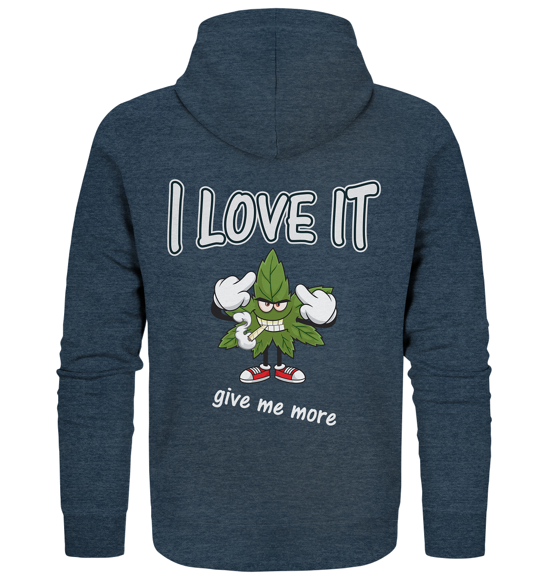 Hoodie Kiffen mit spassigem Aufdruck