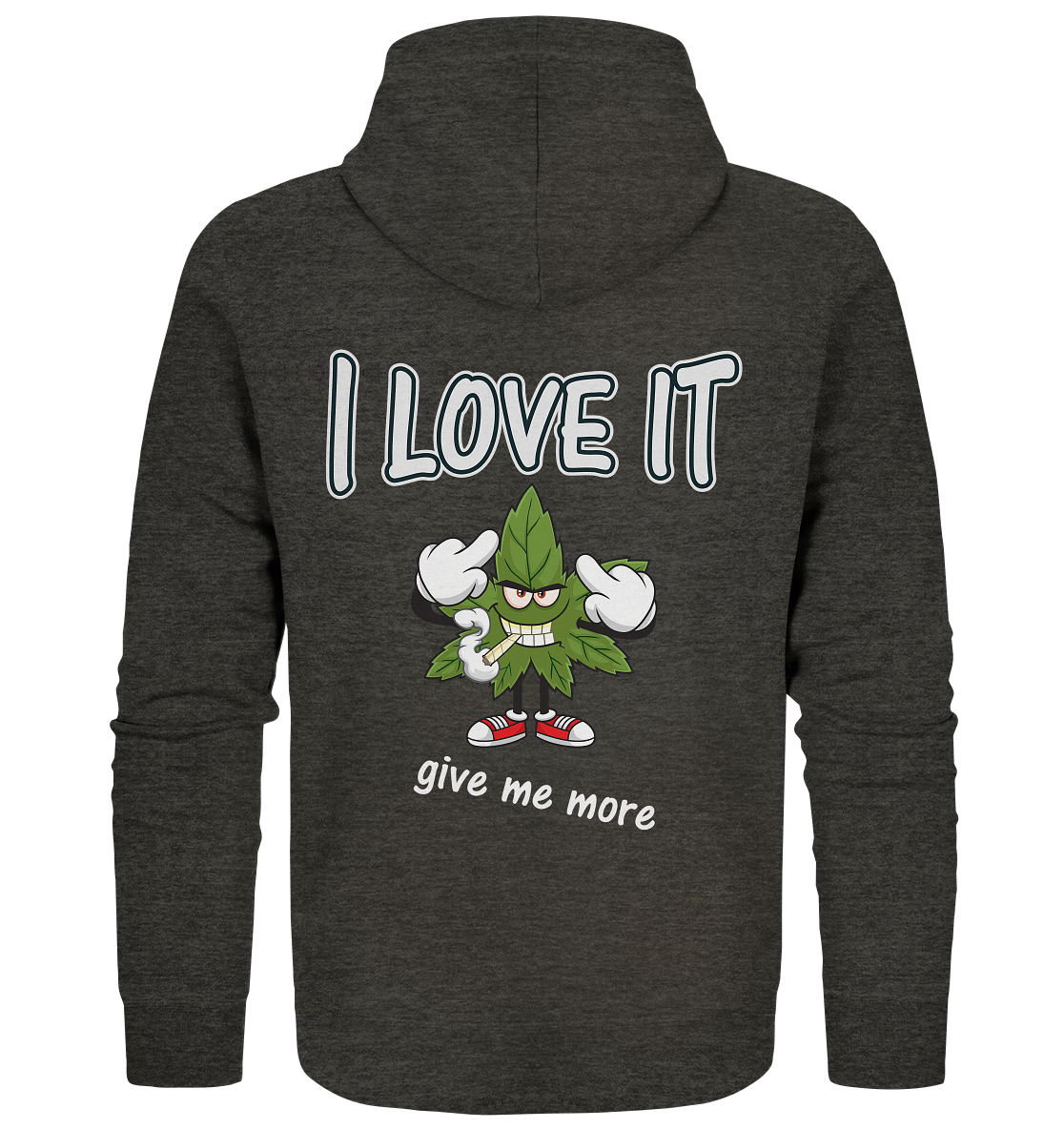 Hoodie Kiffen mit spassigem Aufdruck