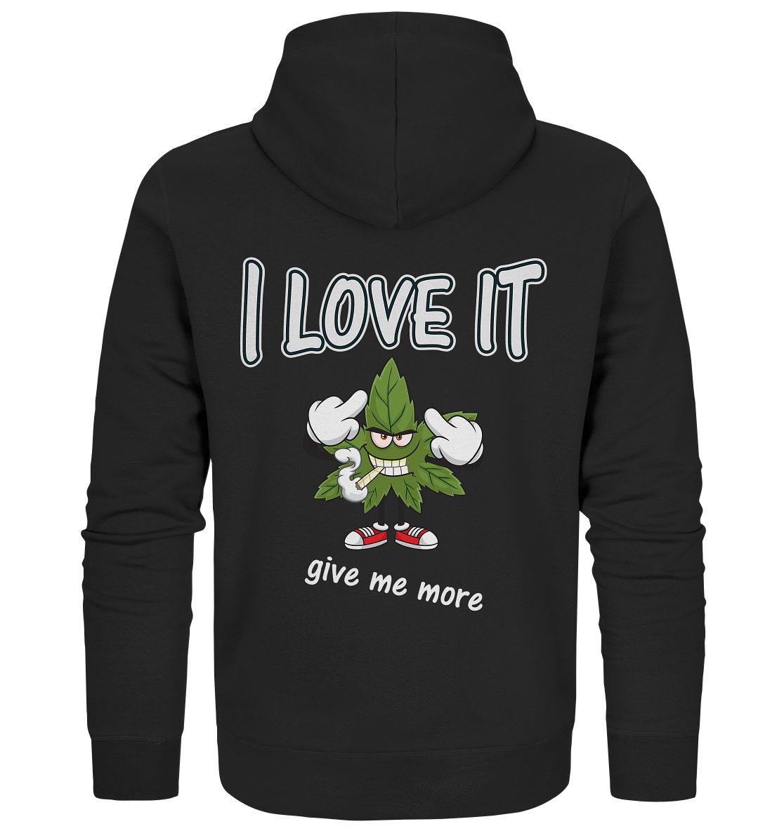 Hoodie Kiffen mit spassigem Aufdruck