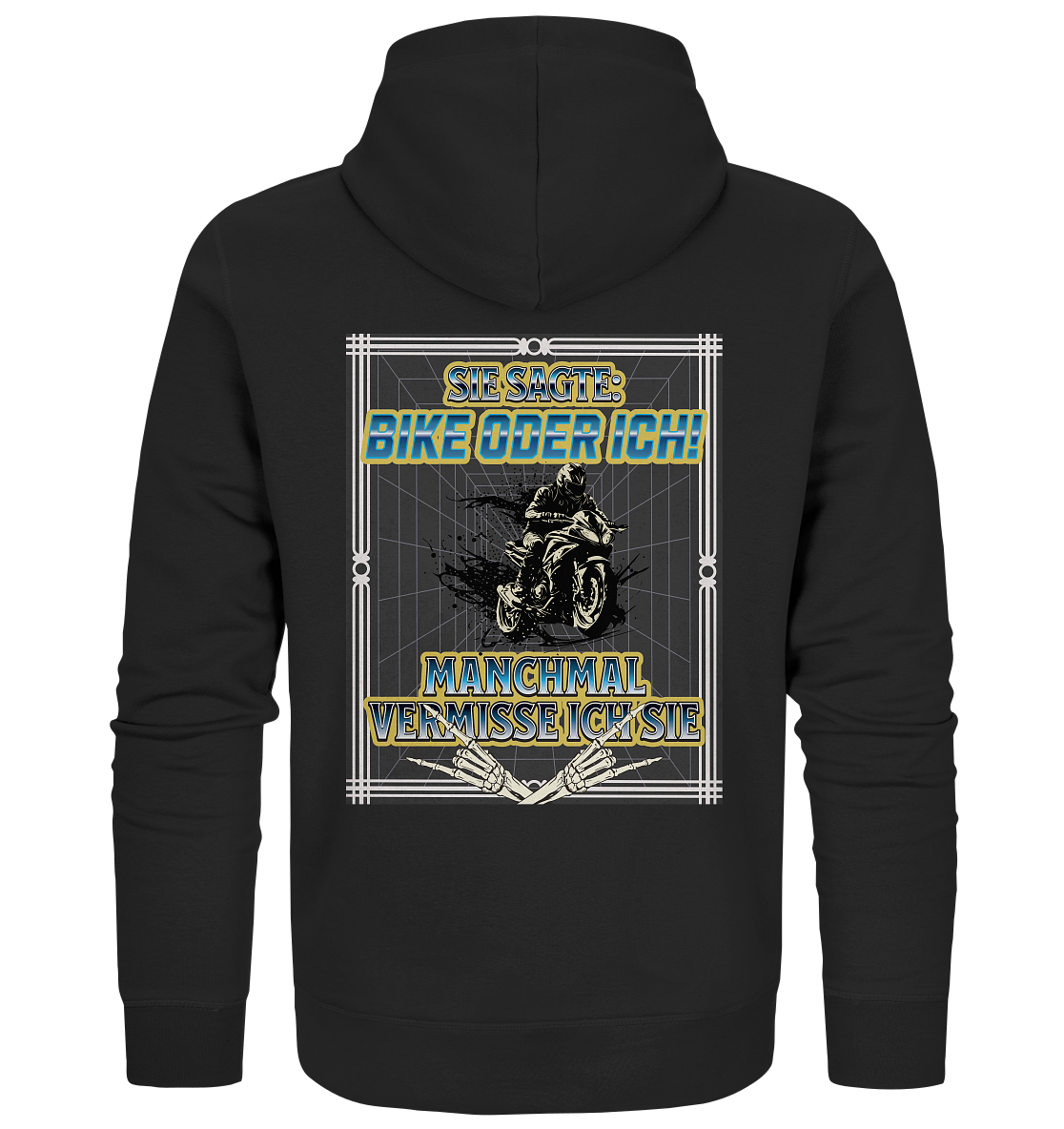 Manchmal vermisse ich sie - Statement 1 - Organic Zipper