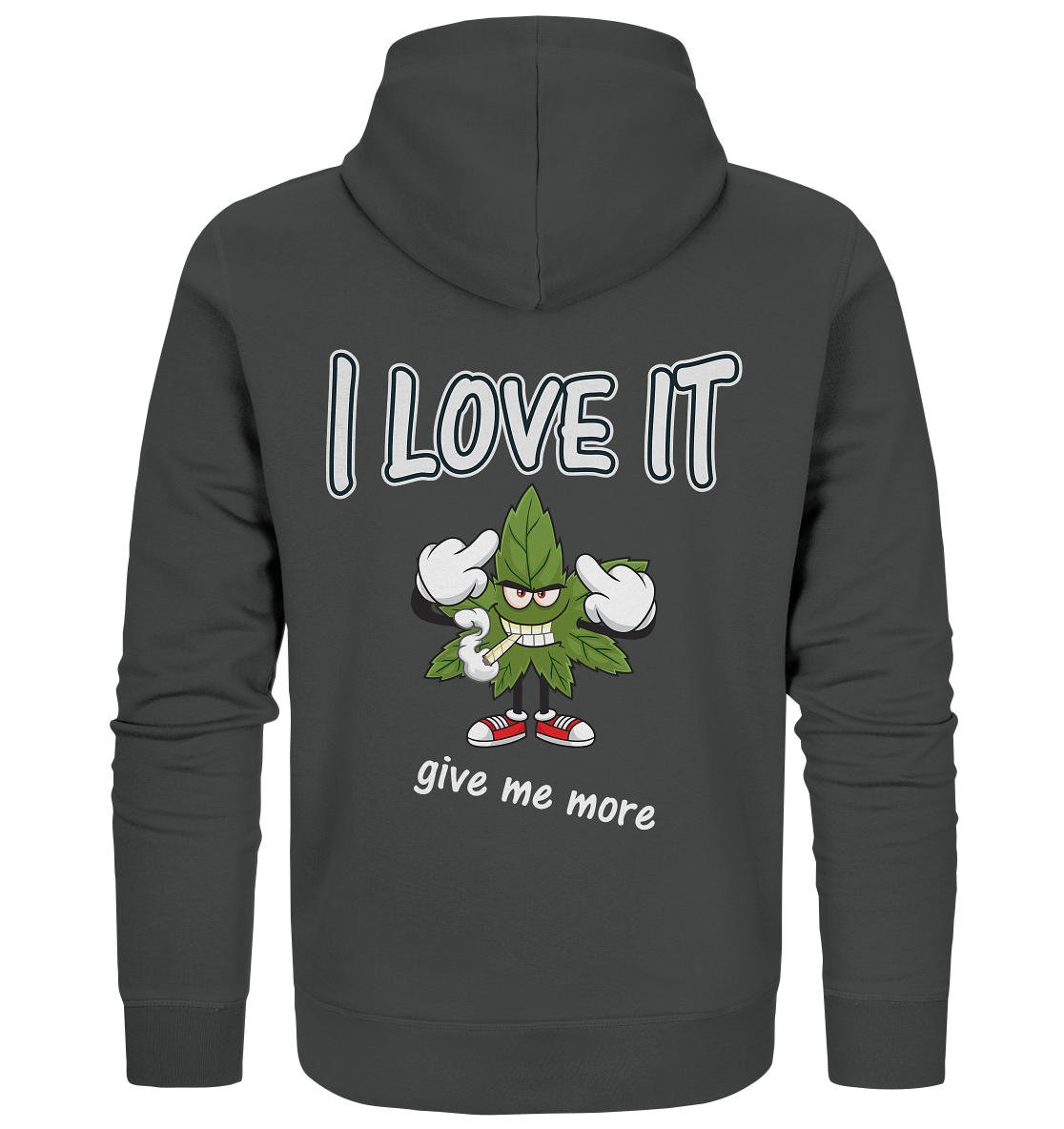 Hoodie Kiffen mit spassigem Aufdruck
