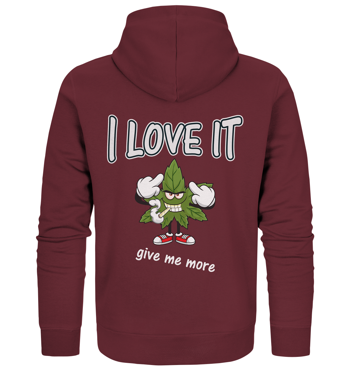 Hoodie Kiffen mit spassigem Aufdruck