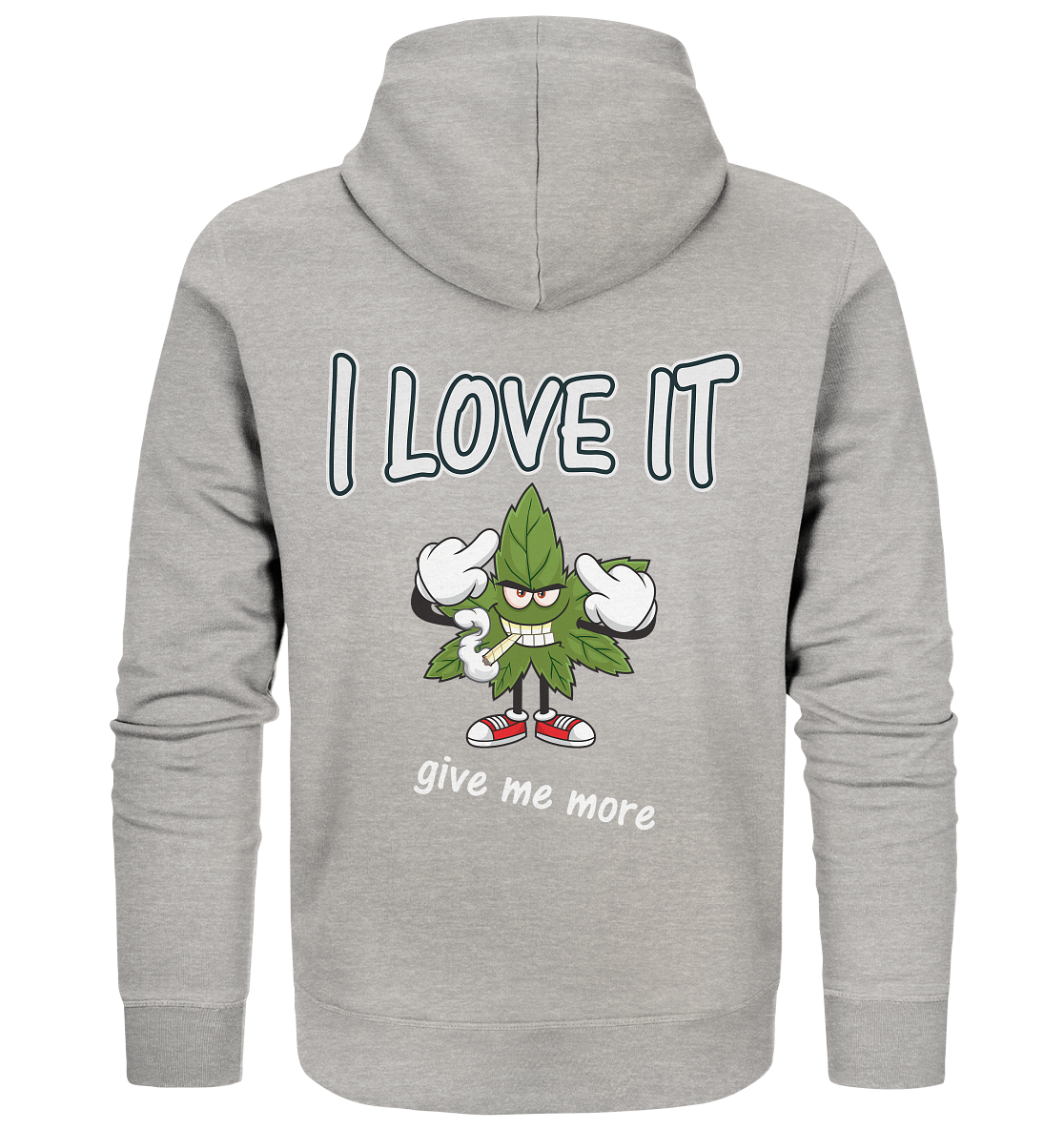 Hoodie Kiffen mit spassigem Aufdruck