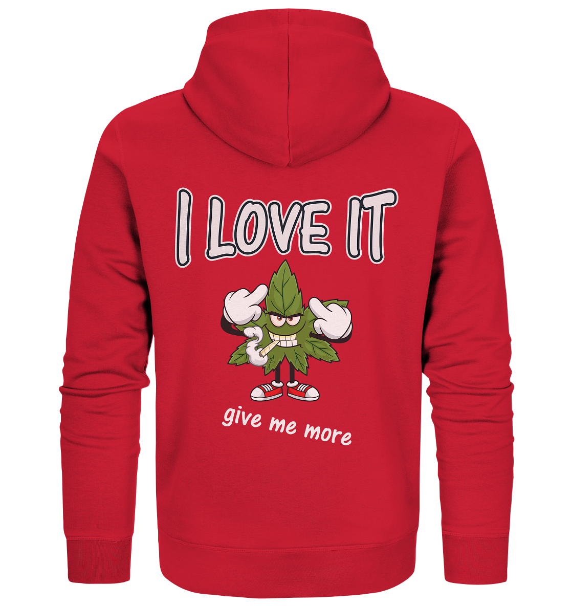 Hoodie Kiffen mit spassigem Aufdruck