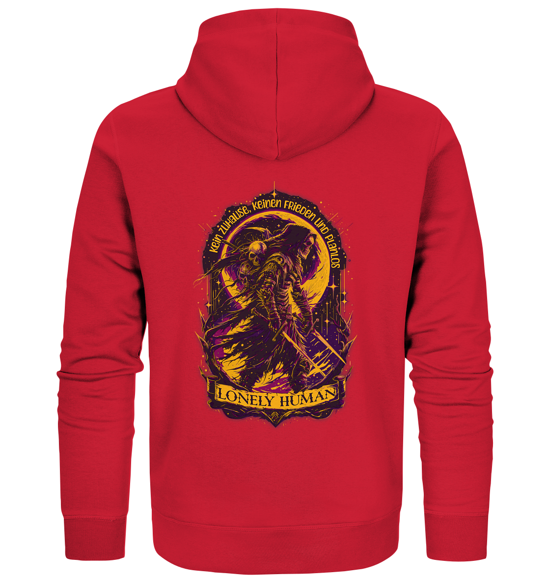 Streetwear Einsamer Mensch - Organic Zipper
