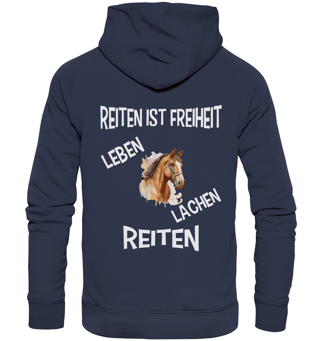 REITEN IST FREIHEIT - STREETWEAR FÜR REITER UND PFERDELIEBHABER - Premium Unisex Hoodie