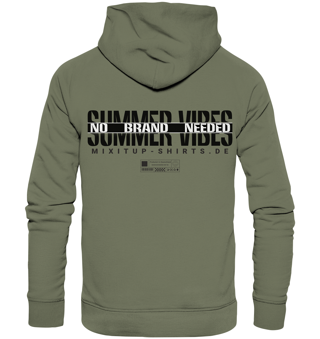 Sommer Shirts und Co - Summer Vibes - Backprint Premium Unisex Hoodie