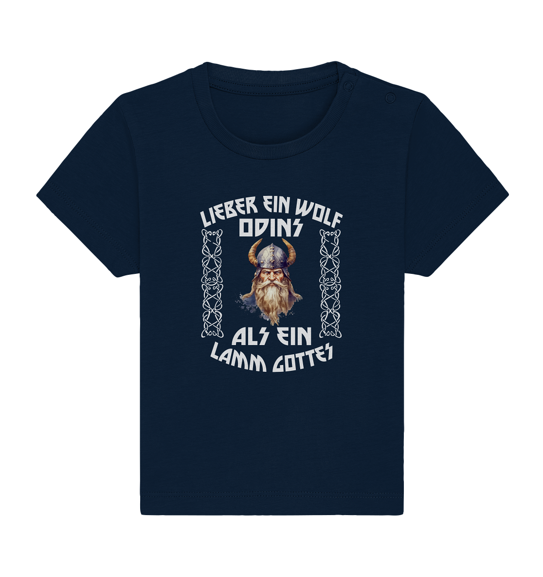LIEBER EIN WOLF ODINS NO 4 - STREETWEAR - STATEMENT - Baby Organic Shirt