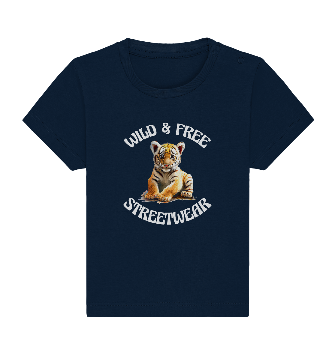 WILD & FREE NO 4 TIGERBABY STREETWEAR - STATEMENT - Baby Organic Shirt