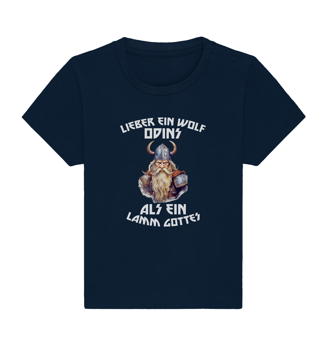 LIEBER EIN WOLF ODINS NO 1 - STREETWEAR - STATEMENT - Baby Organic Shirt