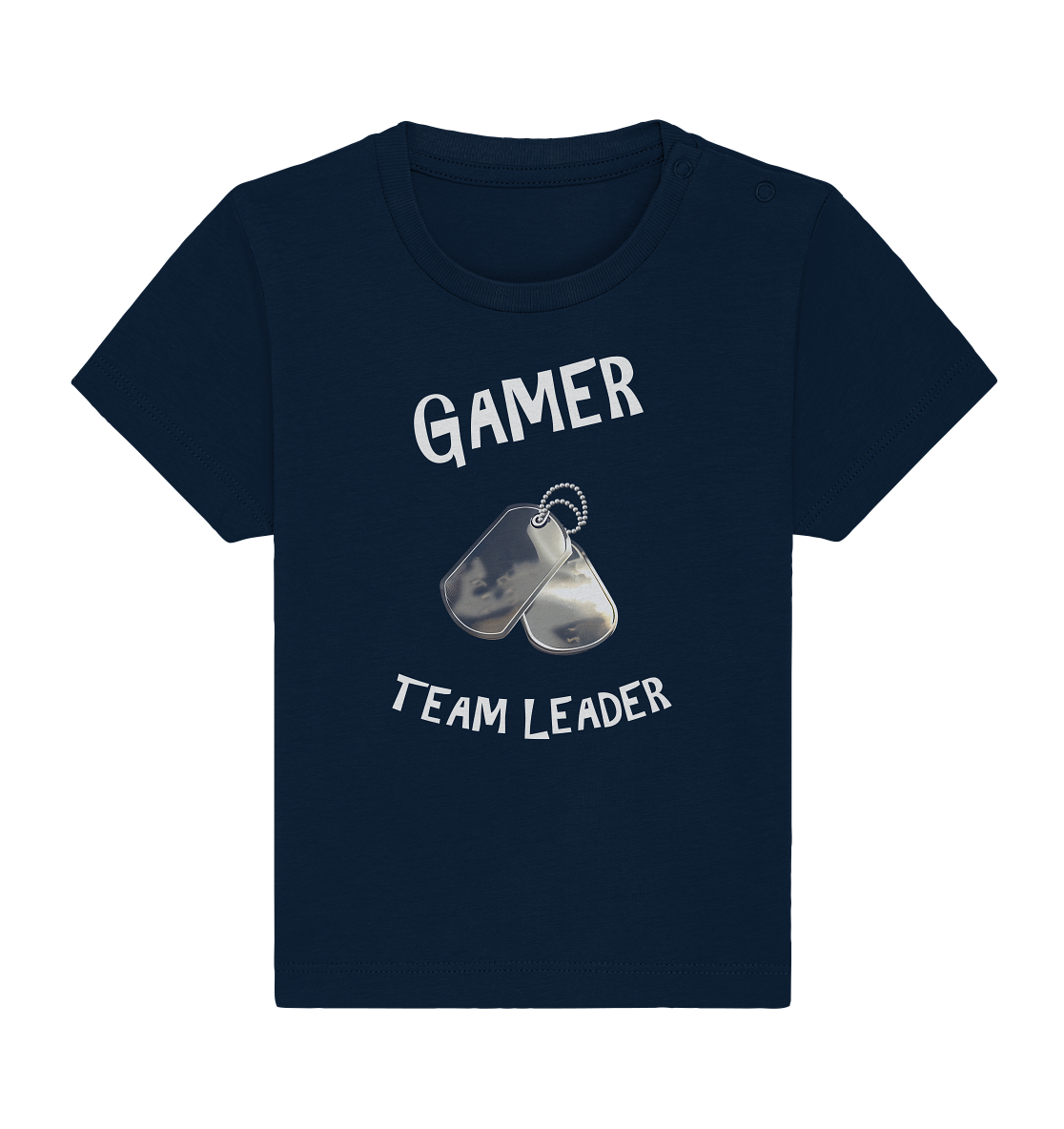 GAMER - TEAM LEADER - HUNDEMARKE - STREETWEAR - STATEMENT - Baby Organic Shirt