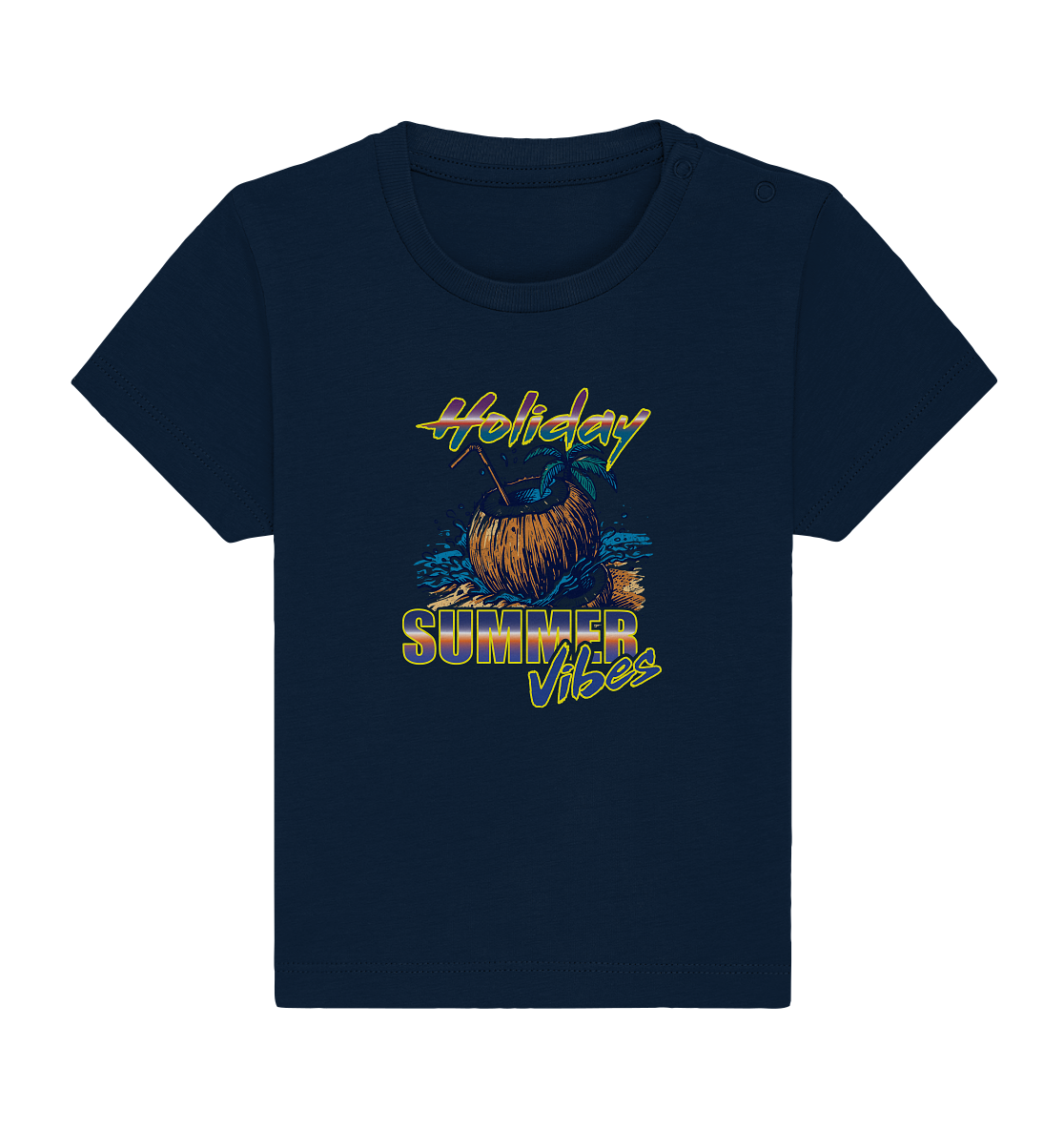 Urlaubs T-Shirt Holiday - Baby Organic Shirt