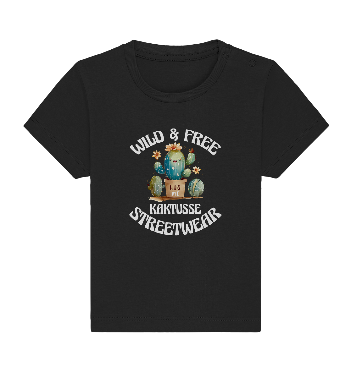 WILD & FREE NO 17 KAKTUSSE - STREETWEAR - STATEMENT - Baby Organic Shirt