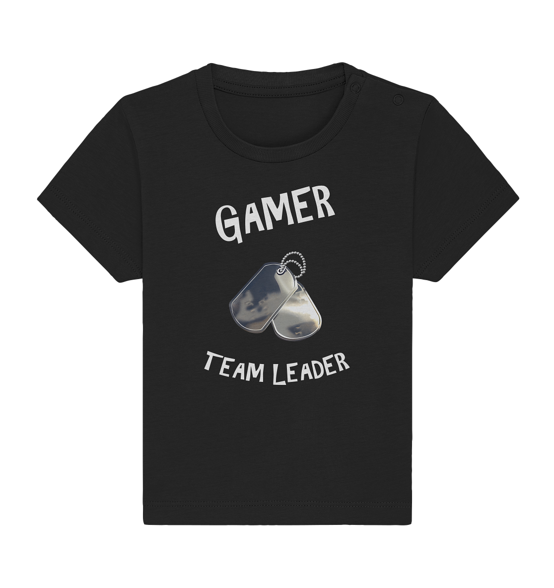 GAMER - TEAM LEADER - HUNDEMARKE - STREETWEAR - STATEMENT - Baby Organic Shirt