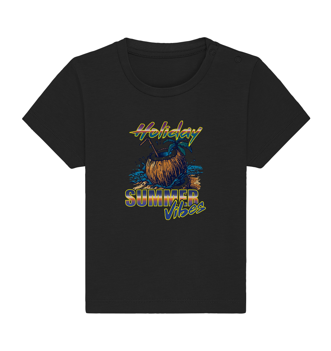 Urlaubs T-Shirt Holiday - Baby Organic Shirt