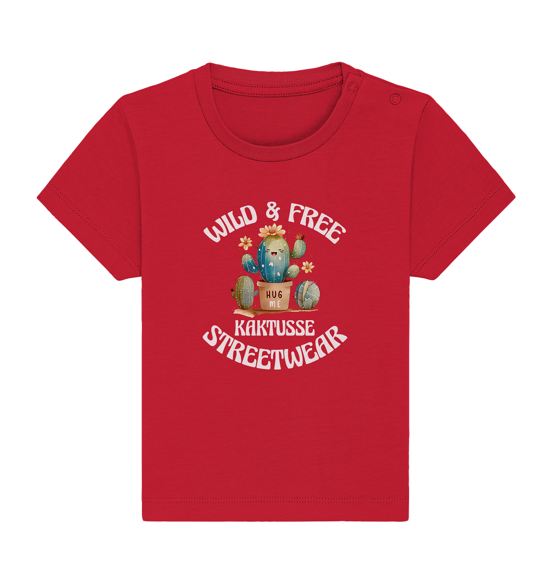 WILD & FREE NO 17 KAKTUSSE - STREETWEAR - STATEMENT - Baby Organic Shirt
