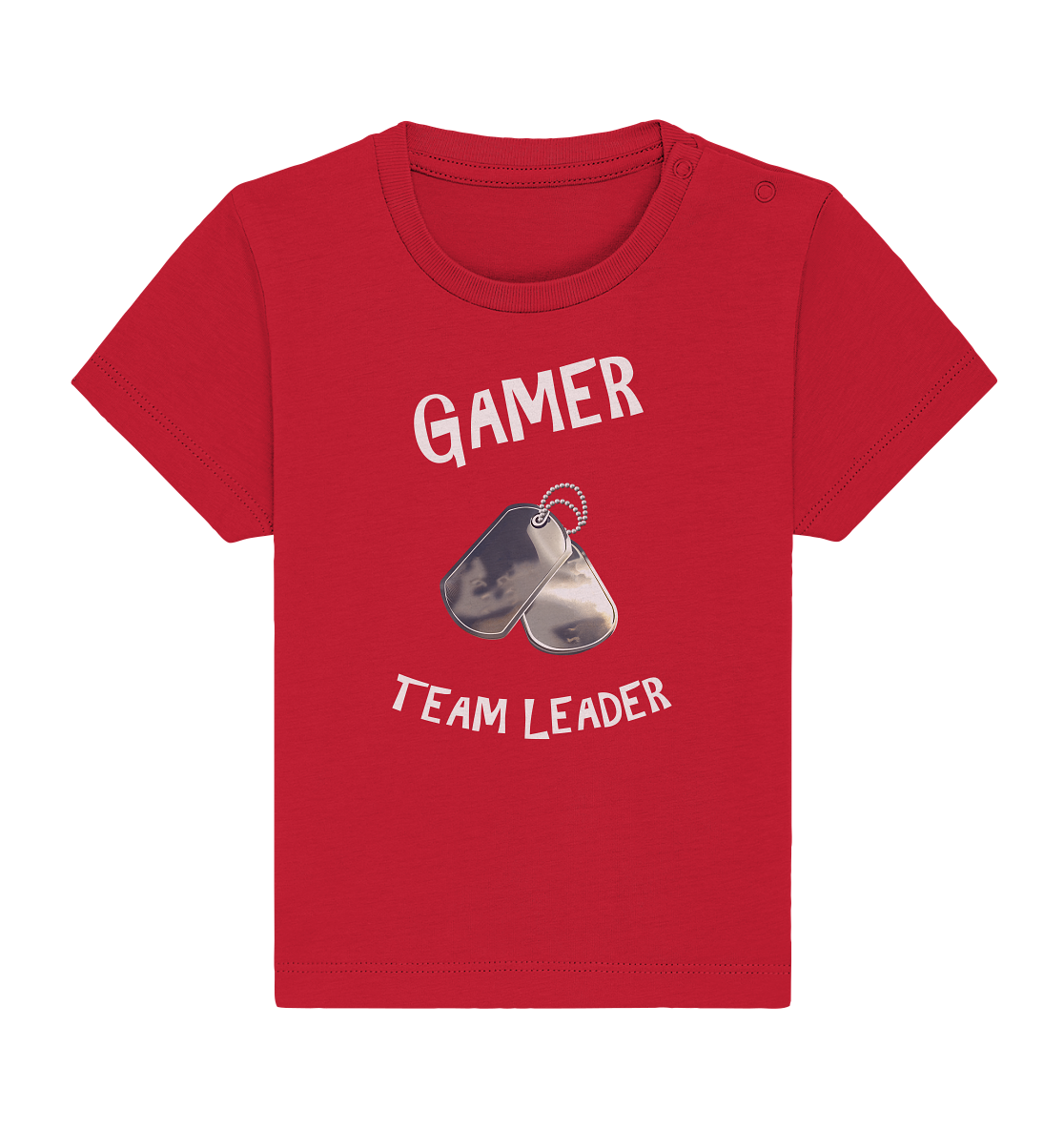GAMER - TEAM LEADER - HUNDEMARKE - STREETWEAR - STATEMENT - Baby Organic Shirt