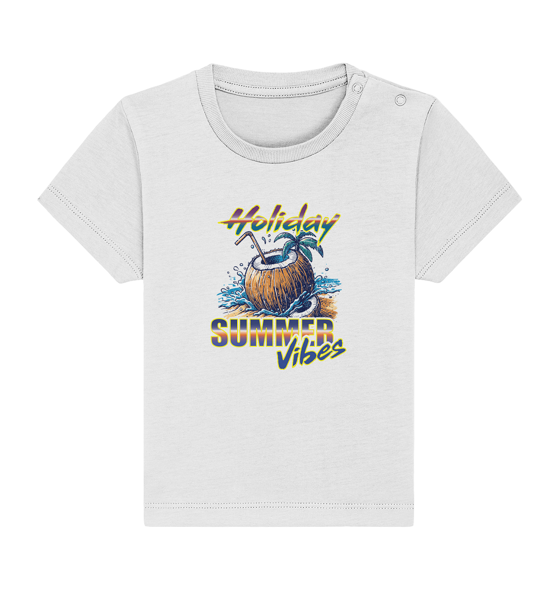 Urlaubs T-Shirt Holiday - Baby Organic Shirt
