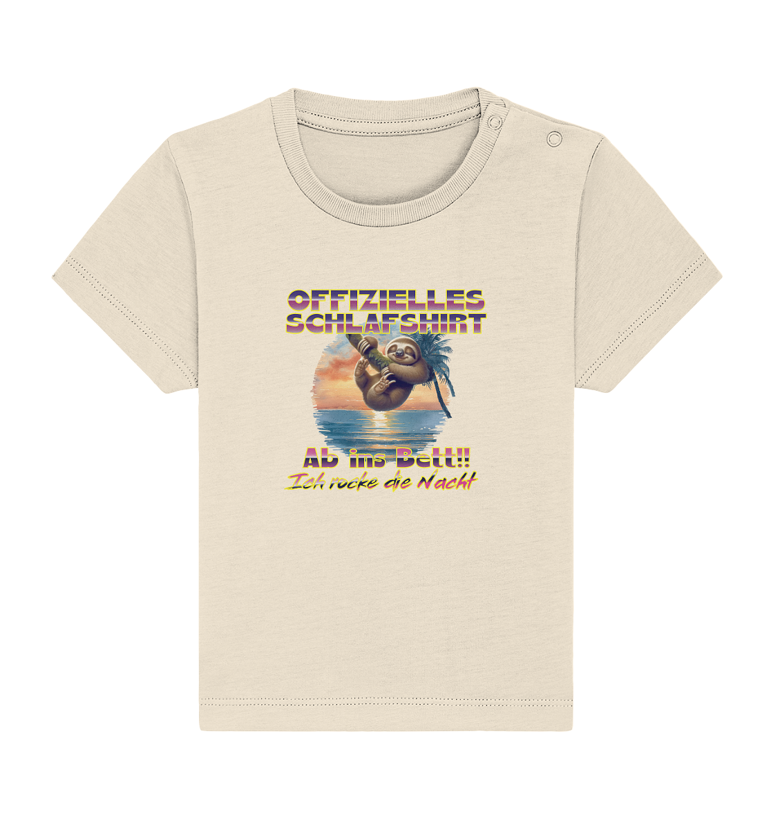 Schlafshirt - Ab ins Bett - Baby Organic Shirt