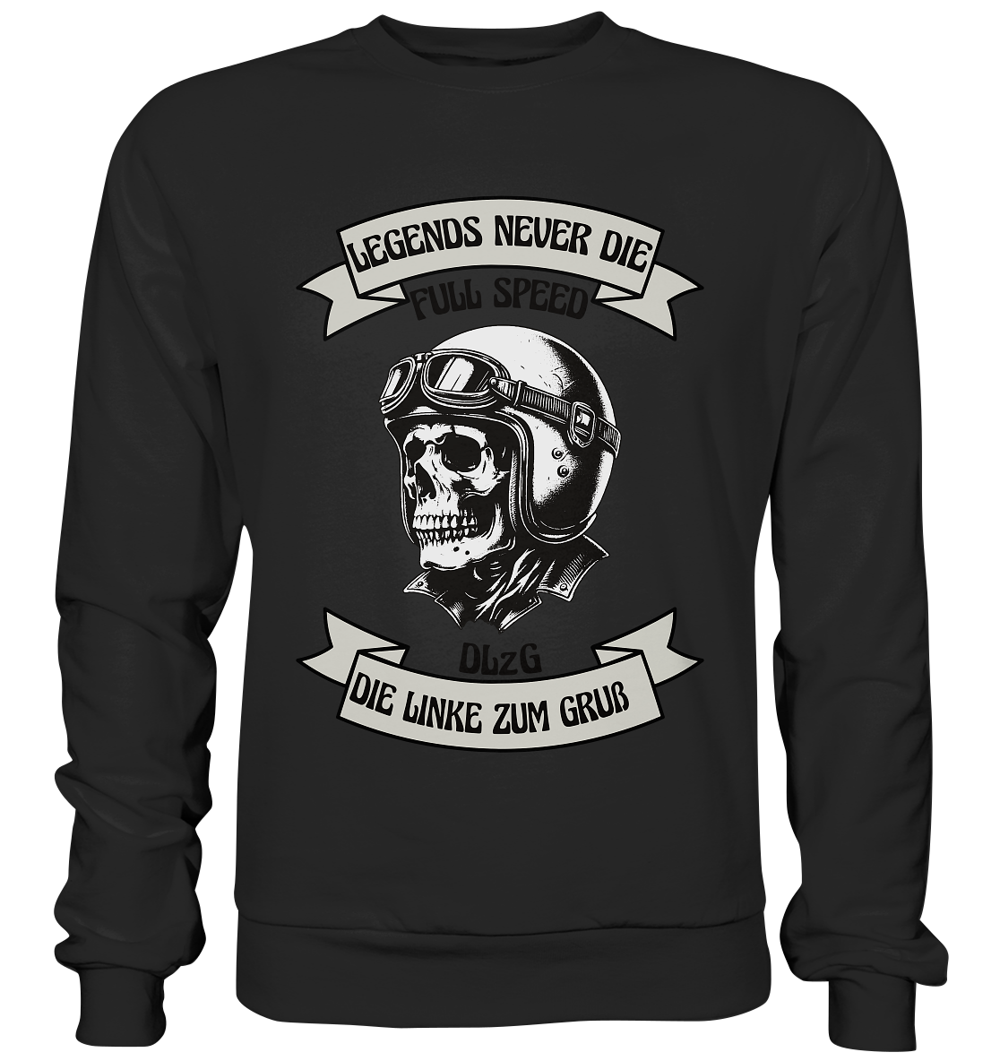 Die Linke zum Gruss - DLzG Full Speed - Basic Sweatshirt