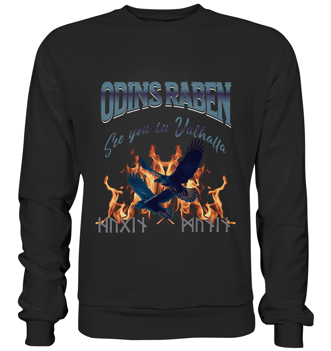 Raben Odins mystisch - Basic Sweatshirt