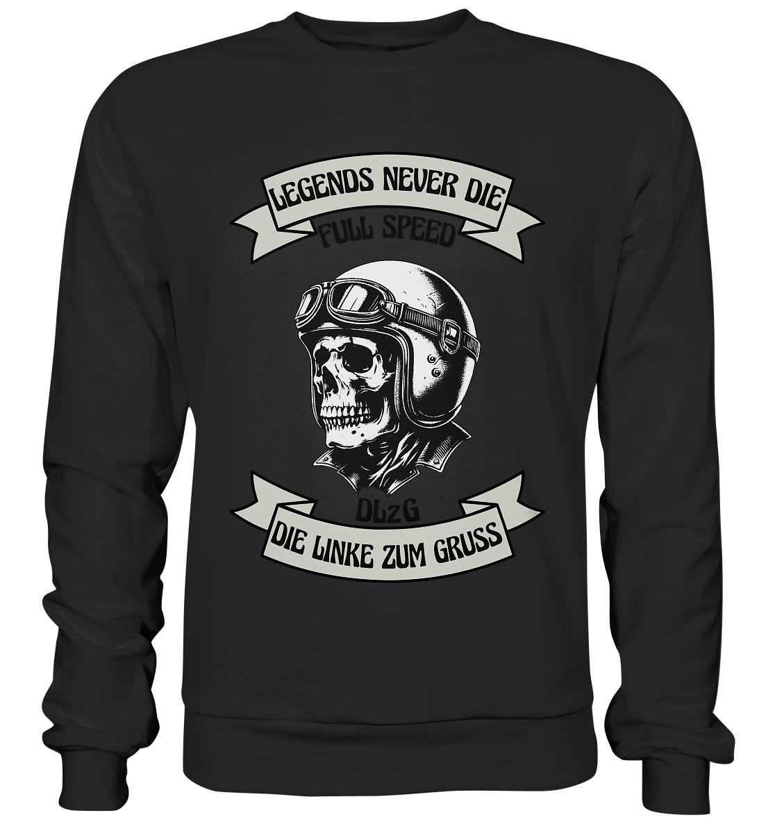 Die Linke zum Gruss - DLzG Full Speed - Basic Sweatshirt