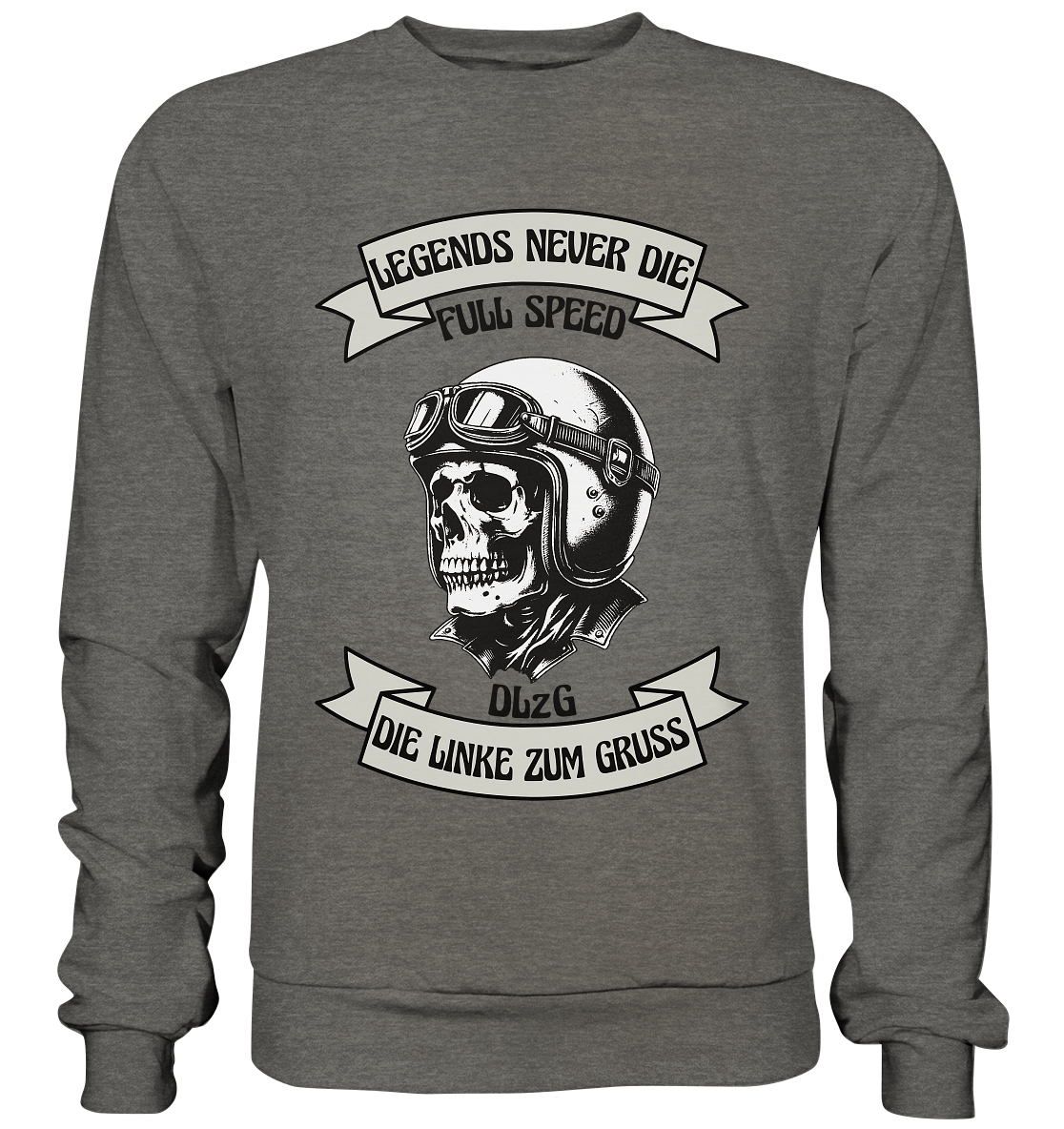 Die Linke zum Gruss - DLzG Full Speed - Basic Sweatshirt