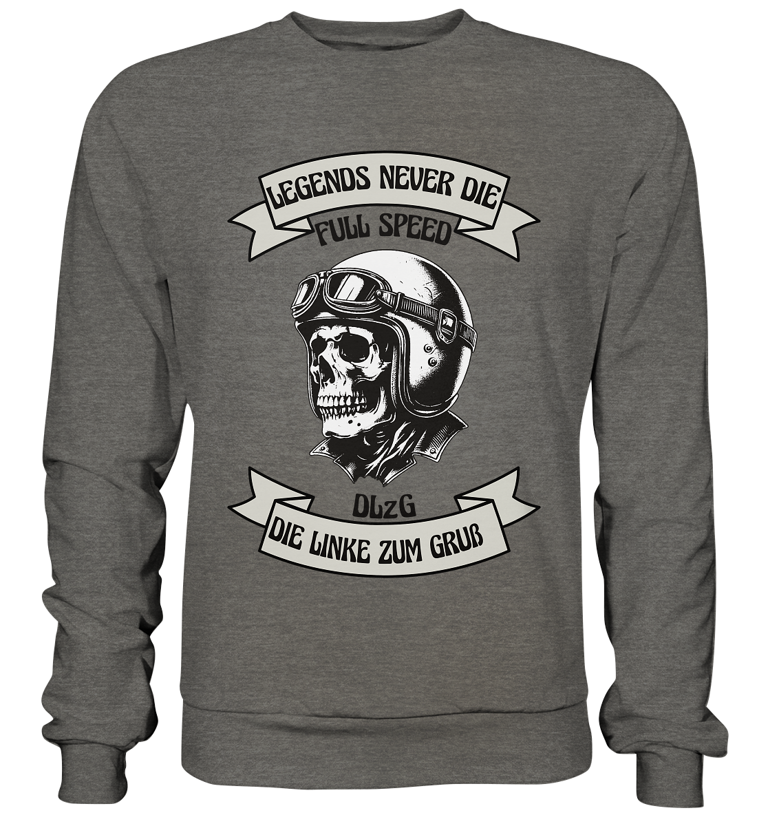 Die Linke zum Gruss - DLzG Full Speed - Basic Sweatshirt