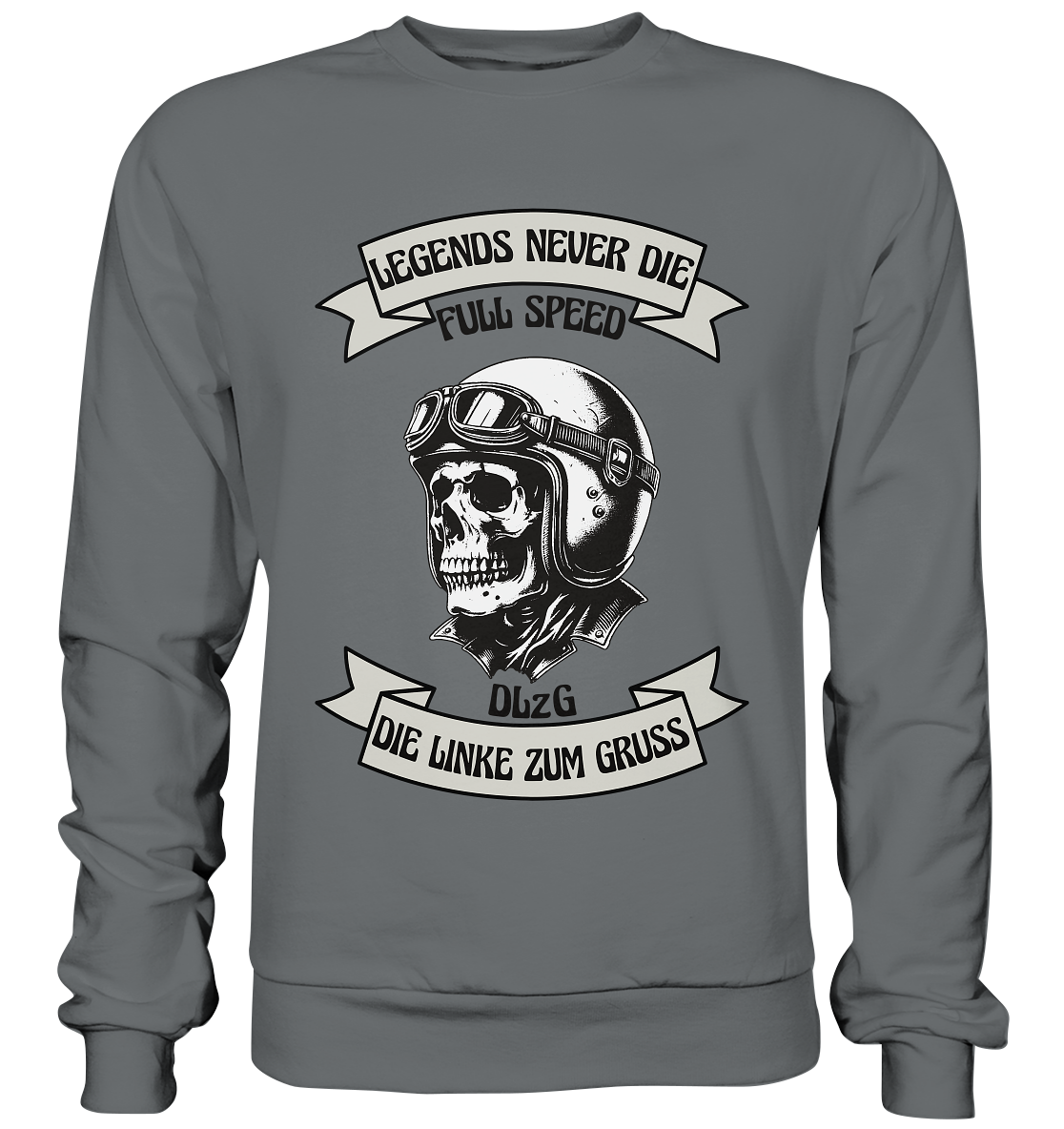 Die Linke zum Gruss - DLzG Full Speed - Basic Sweatshirt