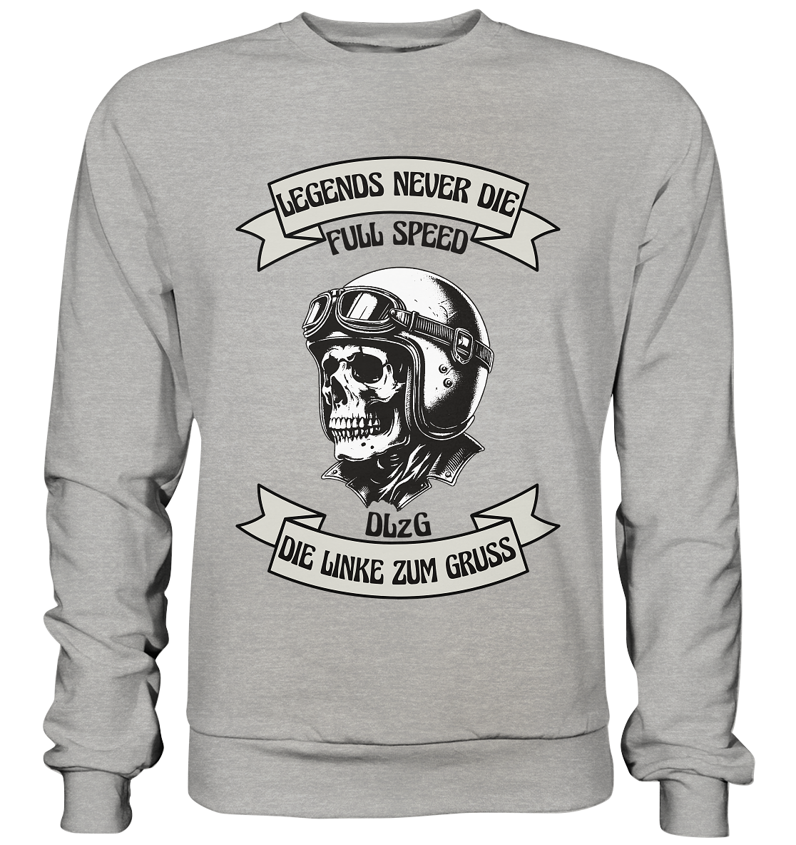 Die Linke zum Gruss - DLzG Full Speed - Basic Sweatshirt