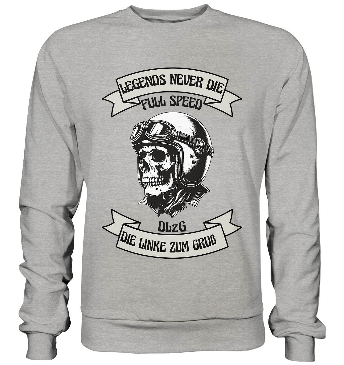Die Linke zum Gruss - DLzG Full Speed - Basic Sweatshirt