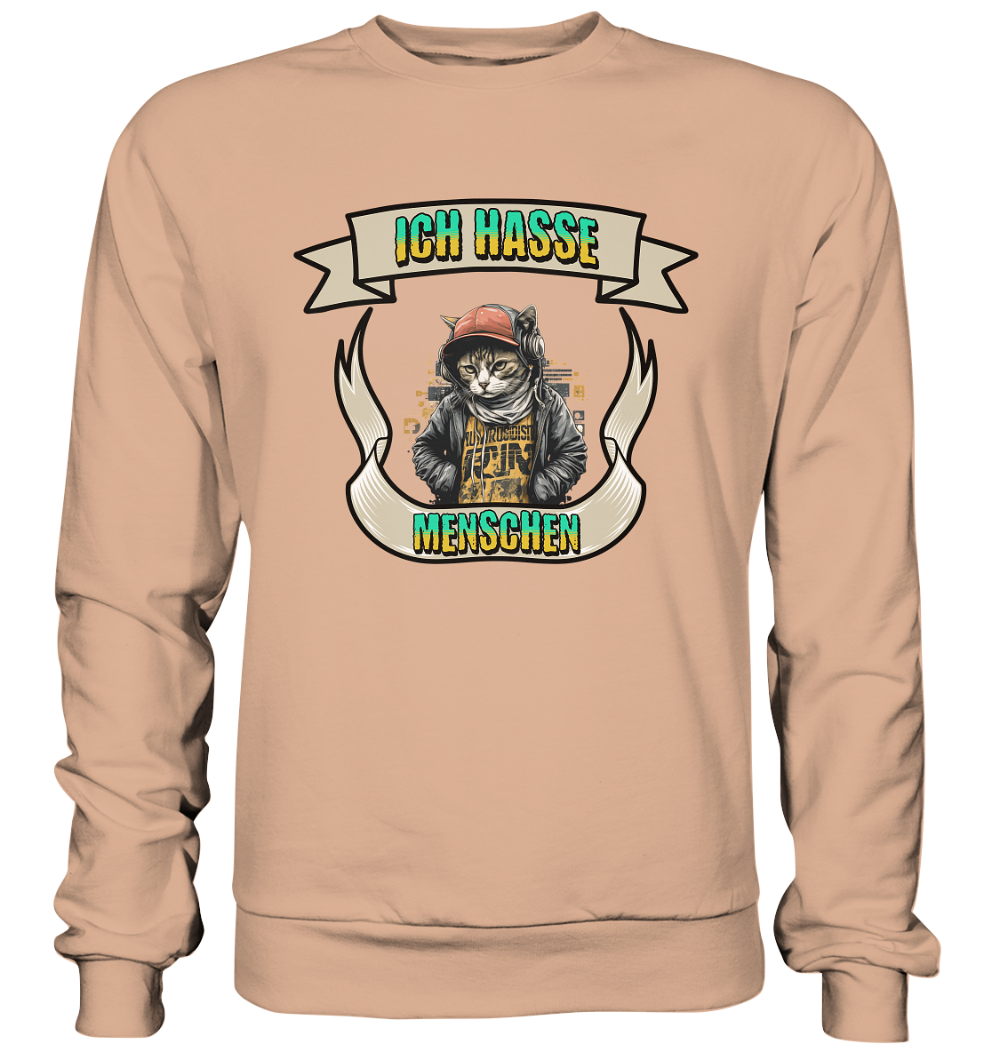 Streetwear- Ich hasse Menschen - Basic Sweatshirt
