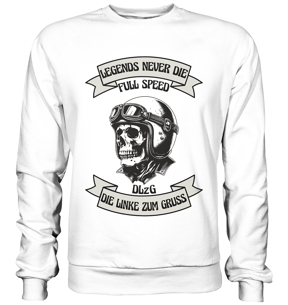 Die Linke zum Gruss - DLzG Full Speed - Basic Sweatshirt