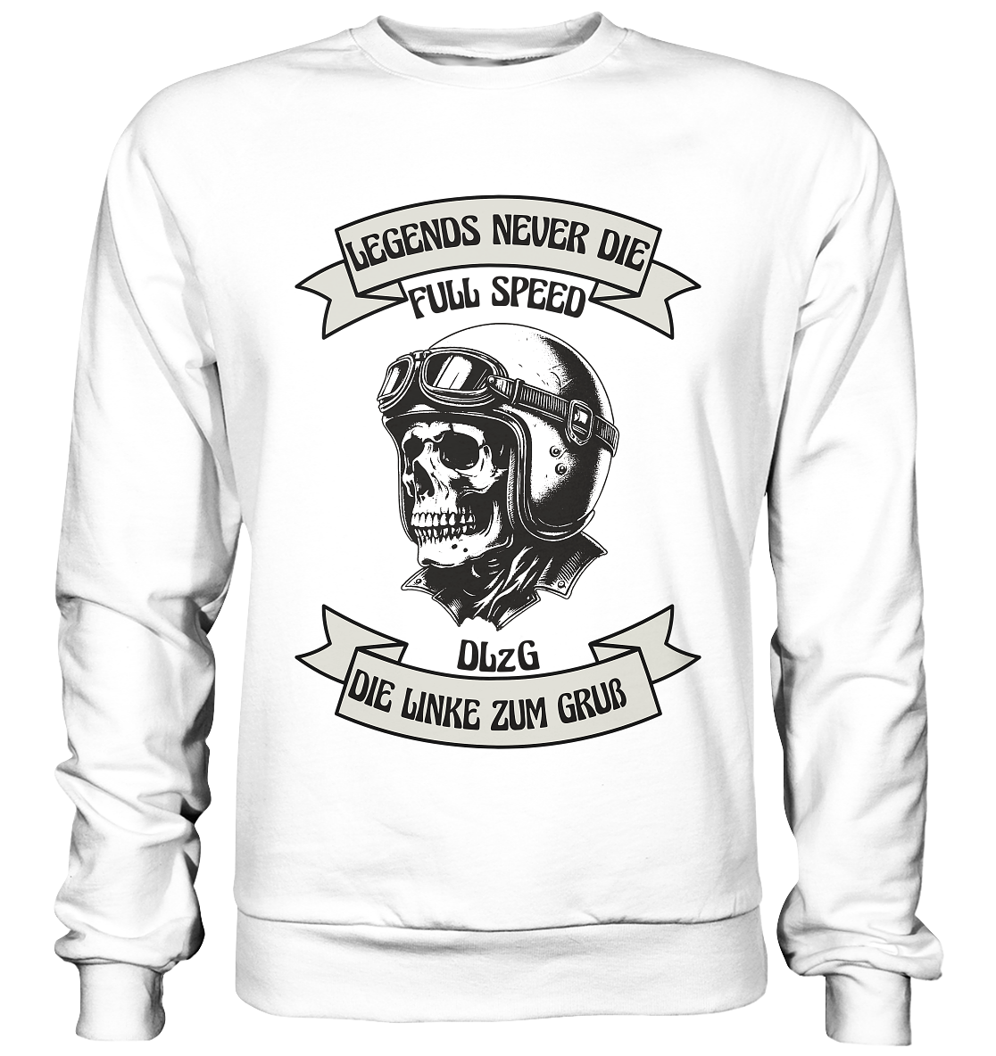 Die Linke zum Gruss - DLzG Full Speed - Basic Sweatshirt