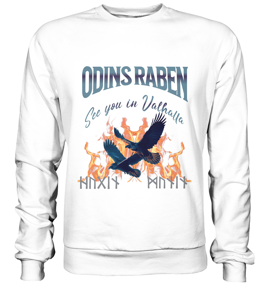 Raben Odins mystisch - Basic Sweatshirt