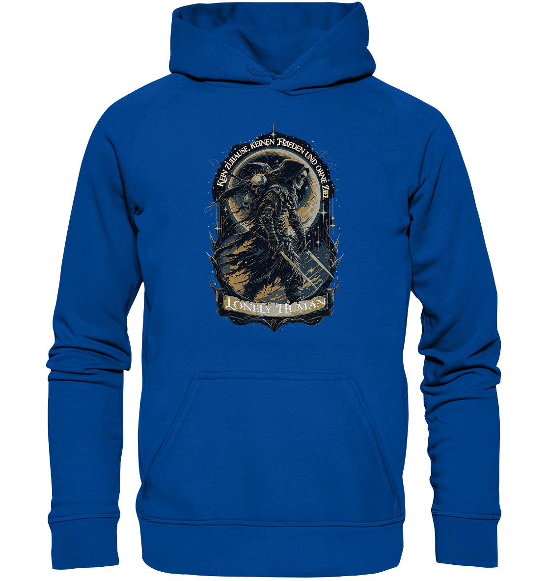 Streetwear Einsamer Mensch Ohne Ziel - Basic Unisex Hoodie