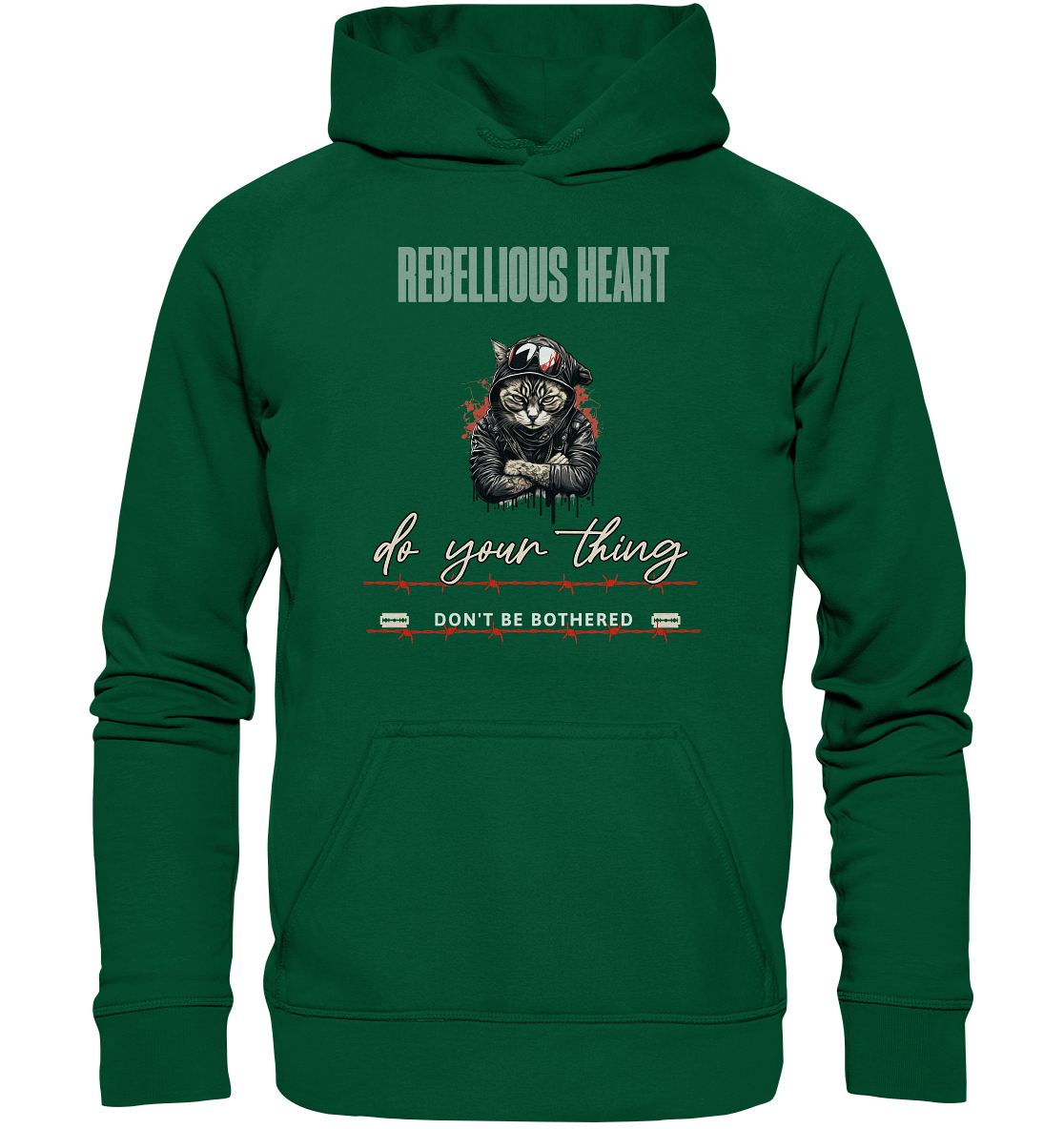 Rebellisches Herz - Basic Unisex Hoodie