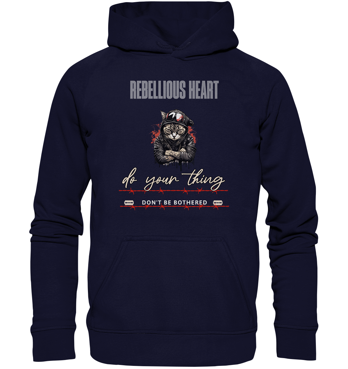 Rebellisches Herz - Basic Unisex Hoodie